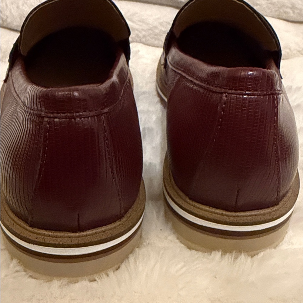 Me Too Burgundy Loafers - Picture 3 of 7